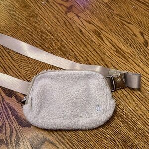 Limited Edition Lululemon beige grey belt bag
